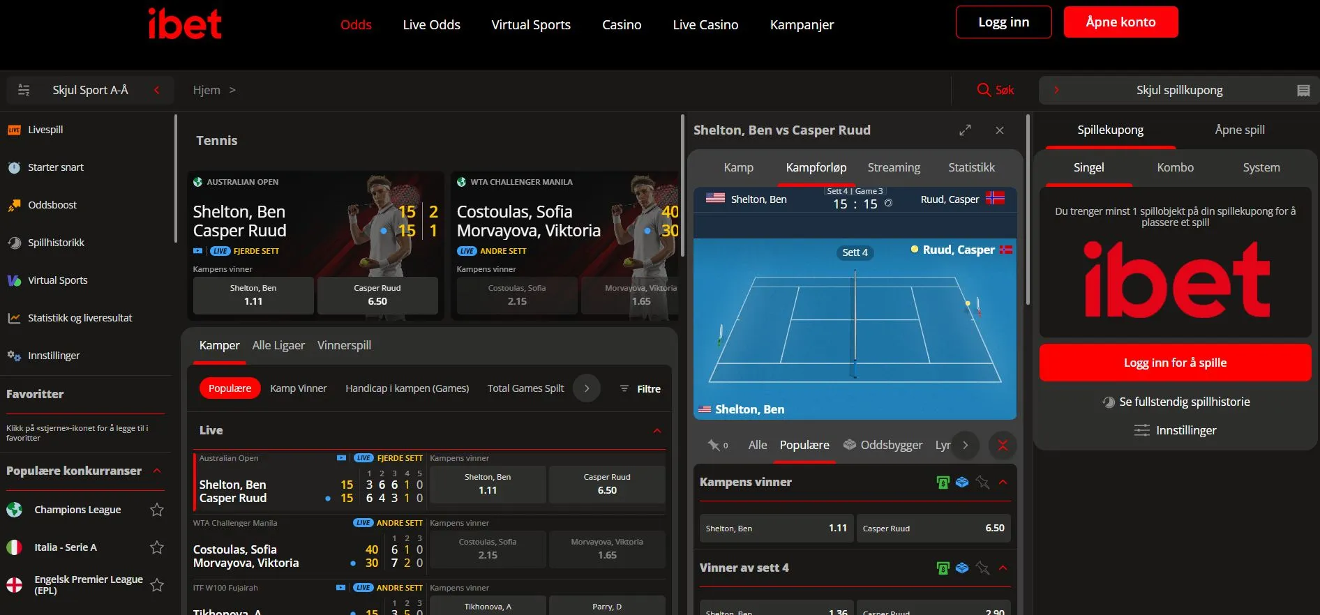 Bonuser på iBet Bonuser på iBet